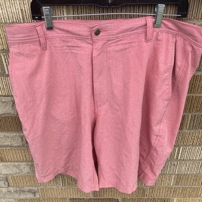 FootJoy Men's Size 38 Golf Shorts Coral Salmon Performance Stretch Athletic