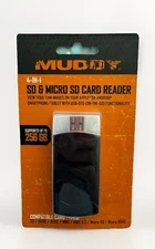 Muddy 4-In-1 SD & Micro SD Card Reader Supports up to 256 GB NEW UNOPENED