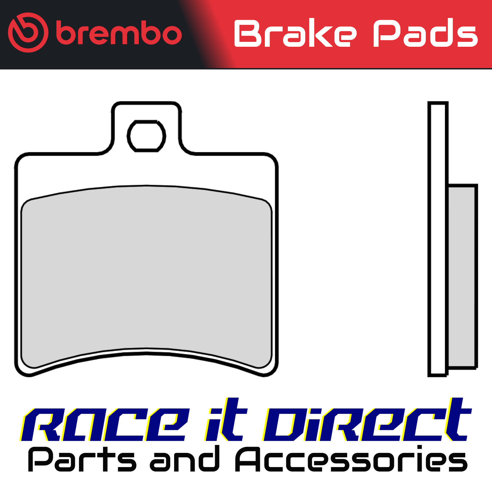Brake Pads for APRILIA ATLANTIC 250 2003-2008 Rear Scoot Brembo - Image 5