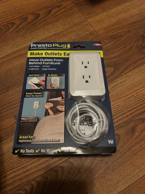 Presto Plug Outlet Extender