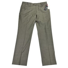 Tommy Hilfiger Mens TH Flex Tyler Modern Fit Suit Pants Tan Brown 36x32