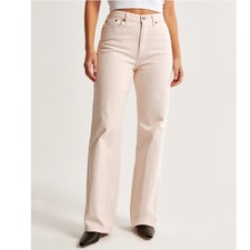 Abercrombie  Fitch 90's High Rise Jeans Women's Size 22 S Relaxed Fit Wide Leg