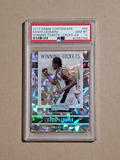 2017 Panini Contenders Kawhi Leonard Winning Tickets #26 Cracked Ice /25 PSA 10