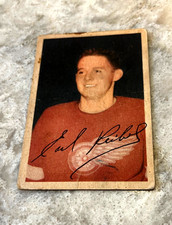1953 - 54 Parkhurst #36 Earl Reibel Detroit Red Wings