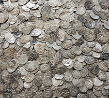 Coin Silver Kopek Ivan IV The Terrible 50 pcs 1533-1584 rouble ruble denga