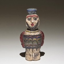 Circa Rare Ancient Phoenician Glass Idol - Anthropomorphic Punic