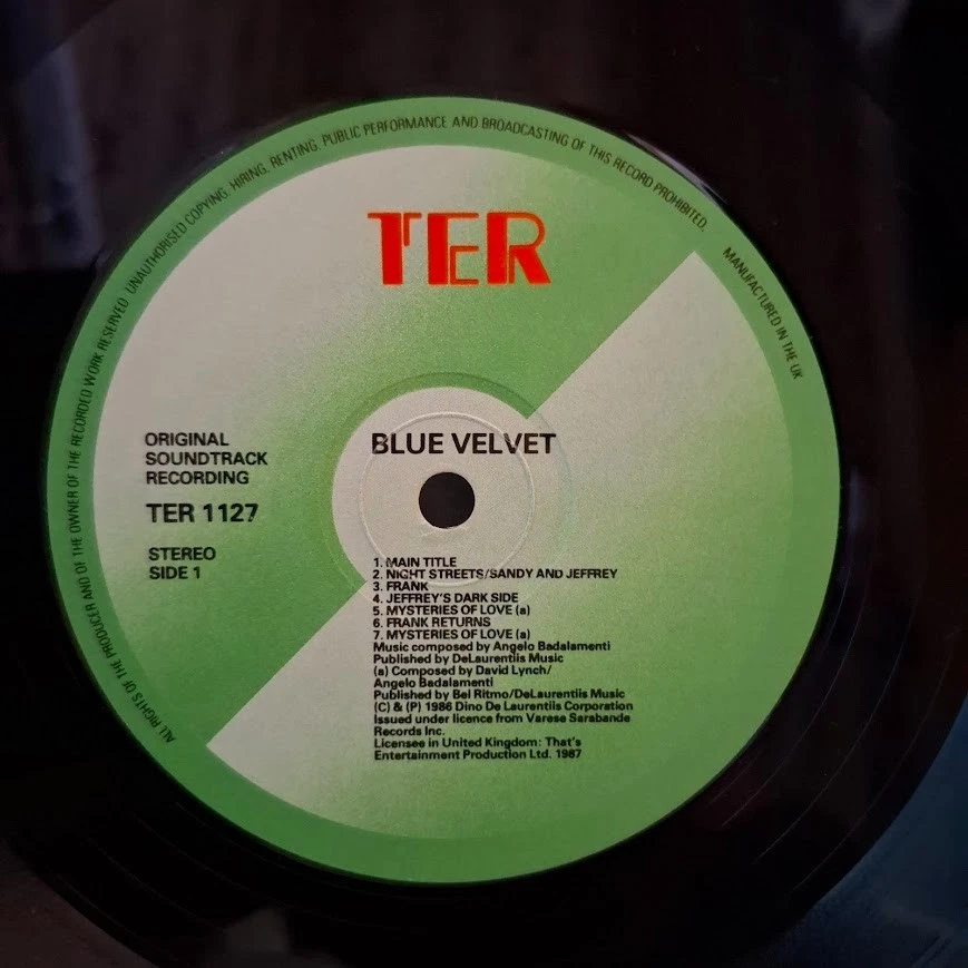 Blue Velvet Soundtrack Vinyl LP 2017 - Image 4 of 4