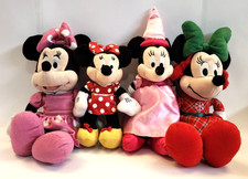 Disney Minnie Mouse Plush Lot Princess, Holiday, Polka Dot, Disney Parks Store