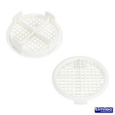 Soffit Vents 70mm Push Fit - White, Black, Brown, Anthracite - 10 Pack