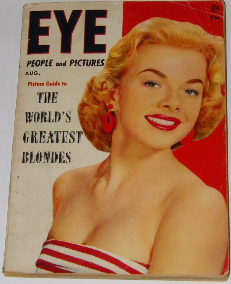 5 VINTAGE 1950s MEN'S MAGAZINES! 2 WITH MARILYN MONROE! EYE/TAB/VUE! B&W PICS! - Image 4 of 4