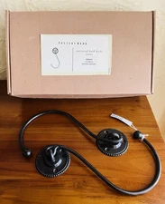 Two Pottery Barn Bronze Universal Curtain Hold Backs With Hardware New in Box