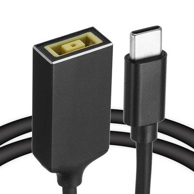 Für USB-C auf DC PD Schnellladekabel 0,6FT 65W/5V/9V/20V Schwarz 11x4,5mm