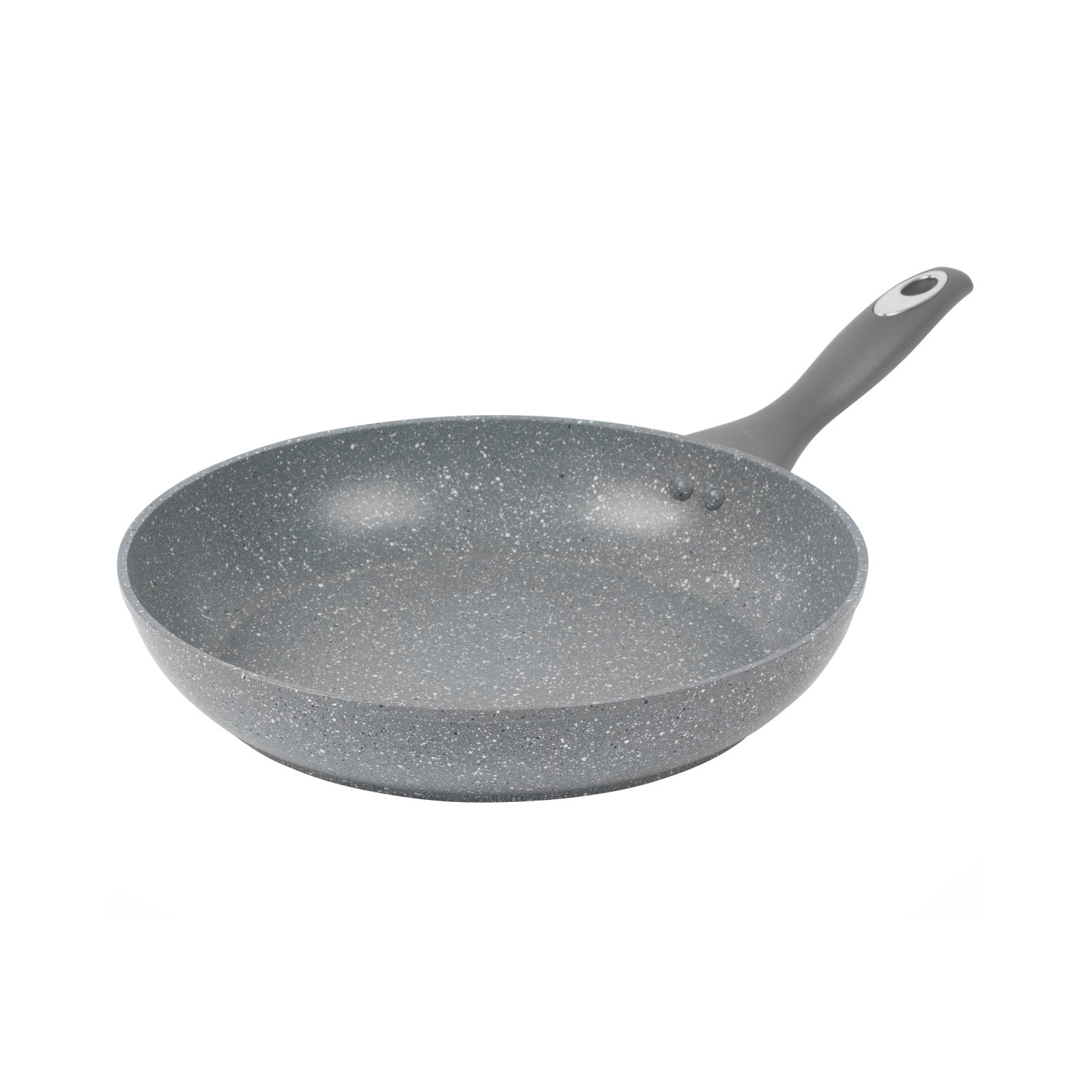 Salter Frying Pan Non-Stick 28 cm Induction Marblestone Forged Aluminium Grey