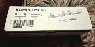 Box With 2 New Ikea KOMPLEMENT Soft Opening Closing Device 504.437.74