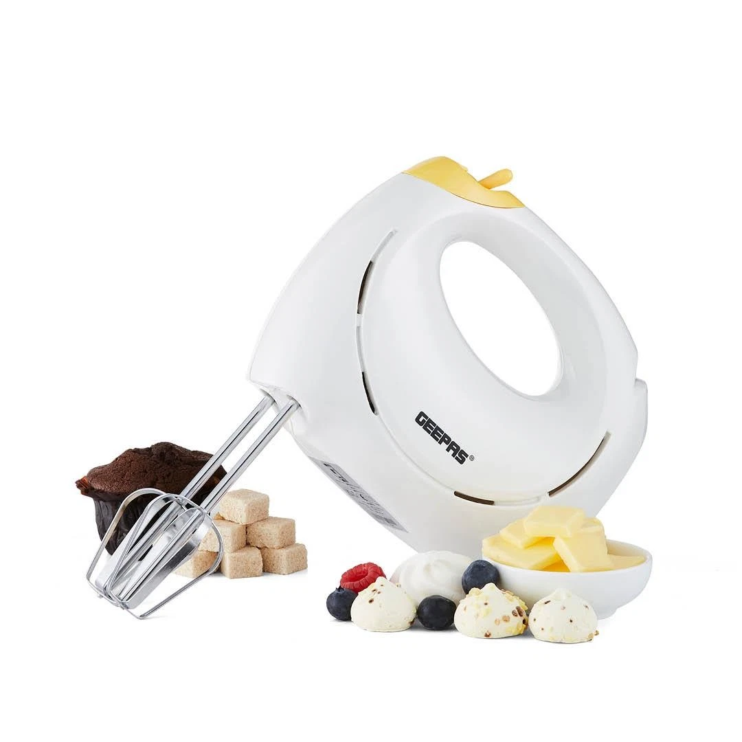 Hand Mixer Food Whisk 7 Speeds & Turbo Kitchen Dough Hooks Geepas
Opens in a new window or tab