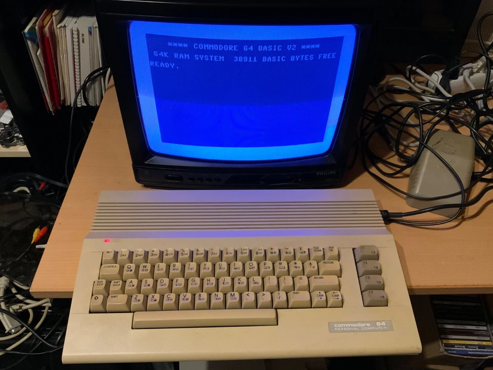 Commodore 64 Versiegelt.