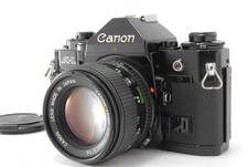 Near MINT Canon A-1 35mm Film Camera Body NFD NEW FD 50mm F1.4 Lens From JAPAN