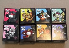 2026 McDonald  s Hello Kitty Godzilla Happy Meal Figure Set of 8 Free Shipping
