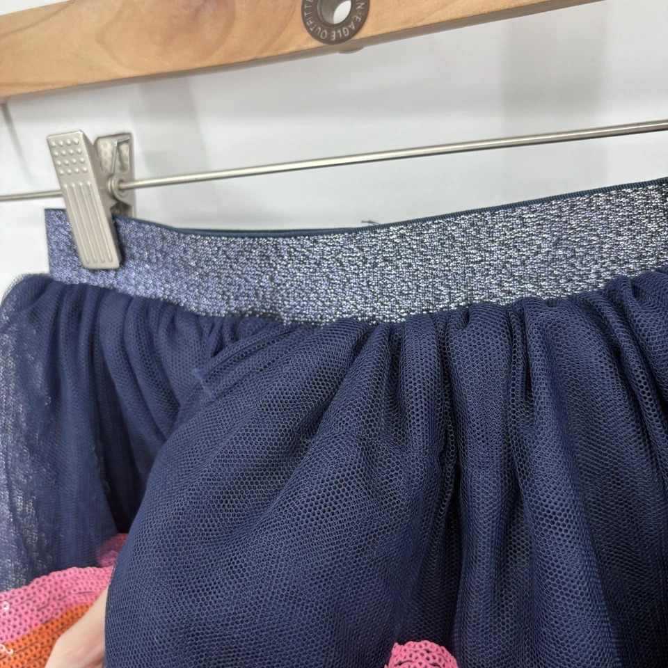 Falda Tutú Lola & The Boys Niñas 6 7 Arco Iris Lentejuelas Fiesta Elastizada Cintura Elástica Foto 4 de 4