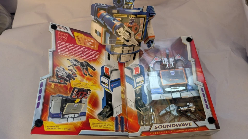 Transformers Commemorative Edition G1 Series 2012 Decepticon SOUNDWAVE Unopened - Image 3 of 4