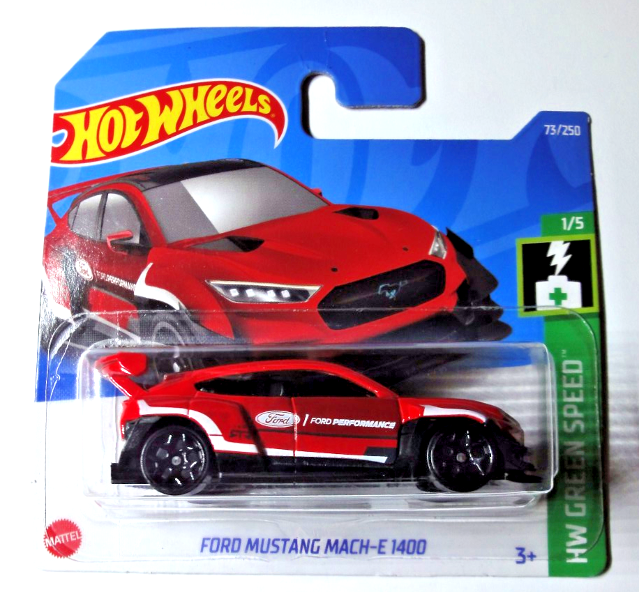Hot Wheels - Ford Mustang Mach-E 1400 - HW Green Speed 2022 - HCX38