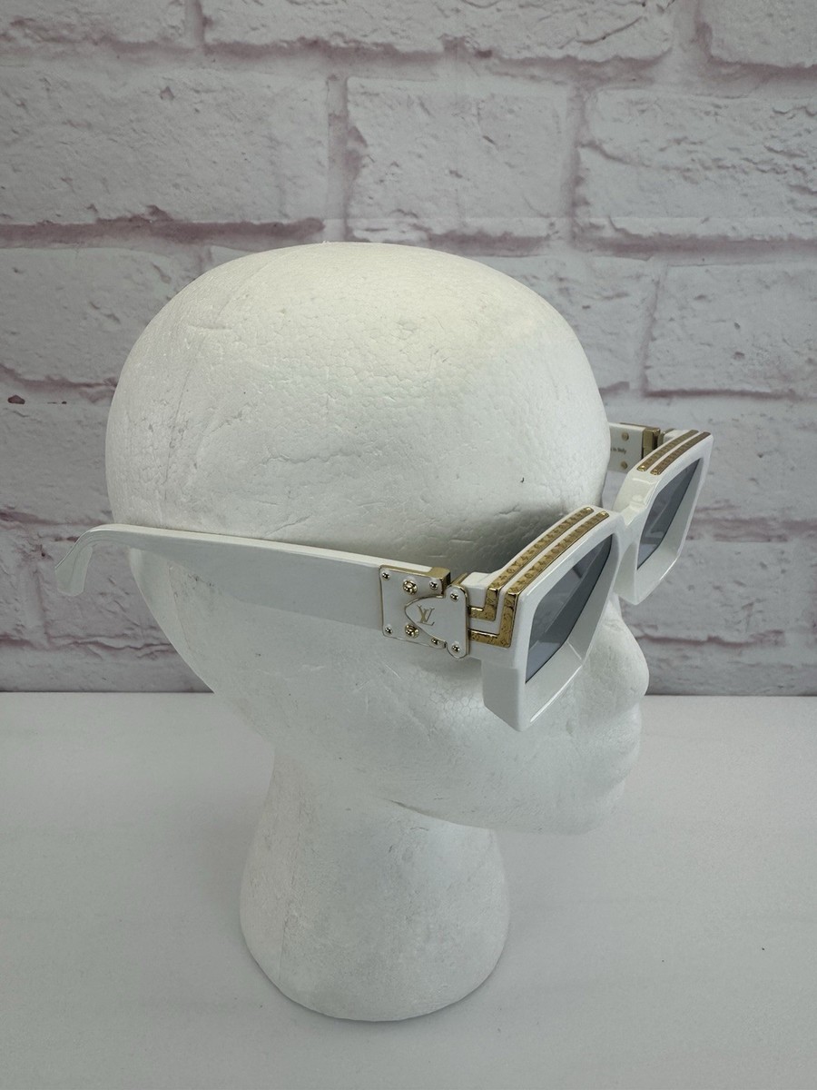 Louis Vuitton 1:1 Millionaire Z1166W White Acetate Sunglasses | eBay