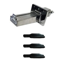 ESD Vertical 4 Coin Chute Preset to $1 with Inserts for Pricing .25-.75