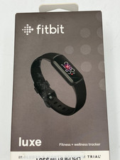 Fitbit Luxe Fitness/Wellness Tracker Black - Charger and Box Included