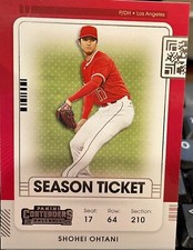 2021 Contenders Base Season Ticket #100 Ohtani LA Angels