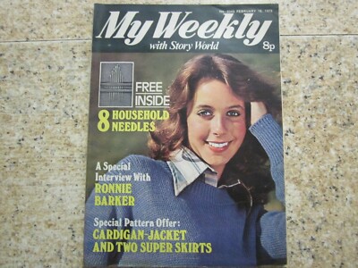 February 18th 1978, MY WEEKLY, Ronnie Barker, Barbara Dowse, Marjorie Weekes