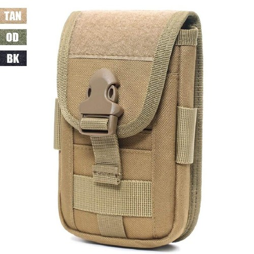 Tactical Molle Sac De Téléphone Portable Sac Porte Cartes Ceinture Organisateur - Zdjęcie 1 z 16