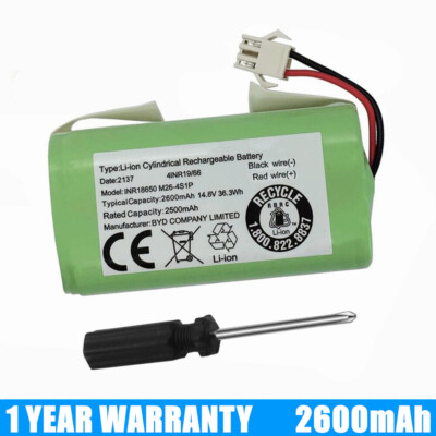 2600mAh New Battery For Tesvor X500 X580 V300s M1 N1 S3 S6 T8 Vacuum Cleaner