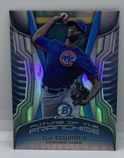 2014 Bowman Chrome Mini C.J. Edwards Cubs Future of the Franchise Refractor