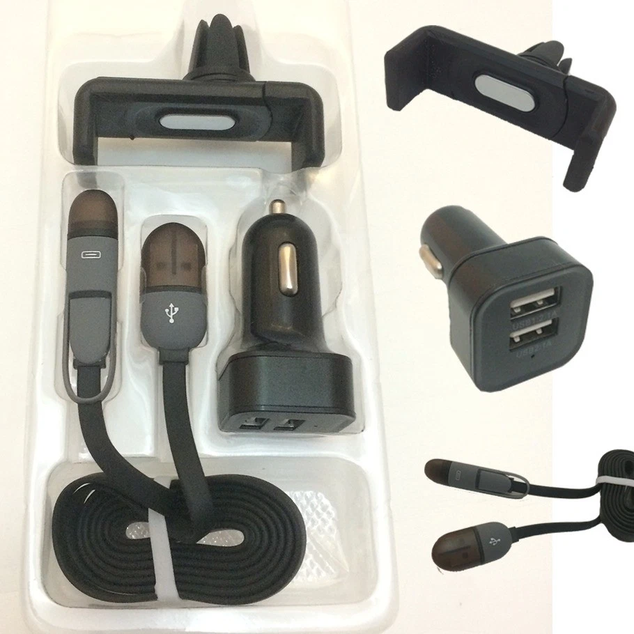 Set di Accessori per Auto Universale universal kit car per tutti i smartphone - Immagine 2 di 4