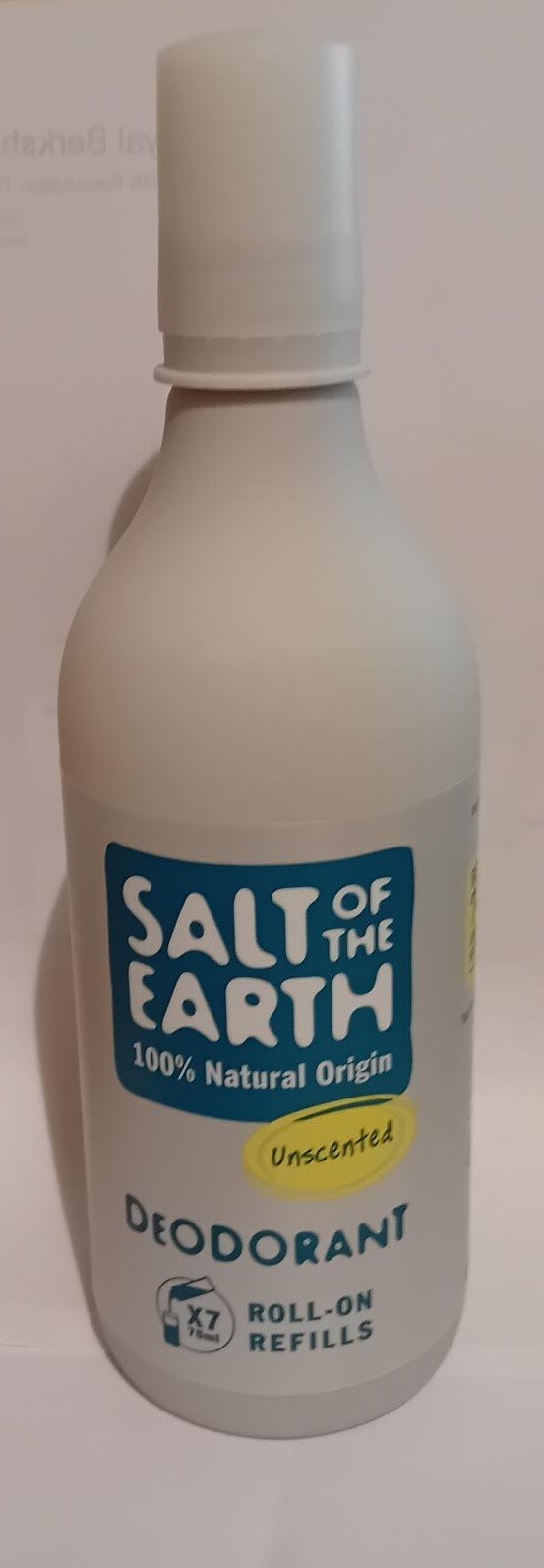 Salt of the Earth, Unscented Roll on Deodorant Refill 525ml