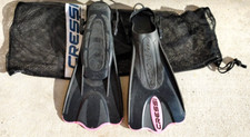 Cressi Rondine Palau SAF Swim Fins Swimming Flippers Snorkeling Size M/L Pink