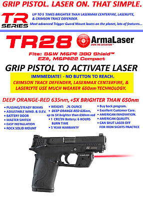 Arma Laser TR28 RED Sight S&W EQUALIZER, 380 & 9mm Shield EZ