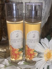 2-Pack Bath  Body Works Marigold  Cane Sugar Fine Fragrance Mist Spray 8 fl.oz