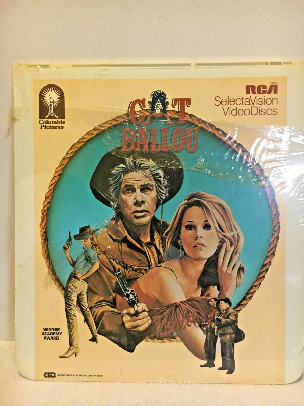 Vintage Rare 1982 CED Videodisc RCA Video Disc Cat Ballou SEALED Jane ...