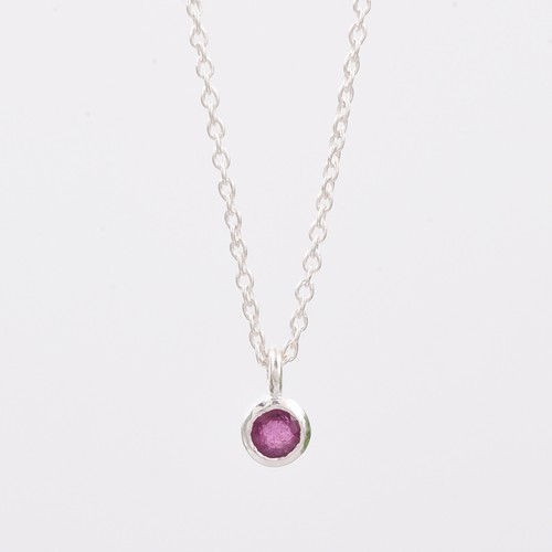 25 Ct Oval Cut Natural Ruby Women's Tennis Necklace in 925 Sterling silver - Picture 2 of 4