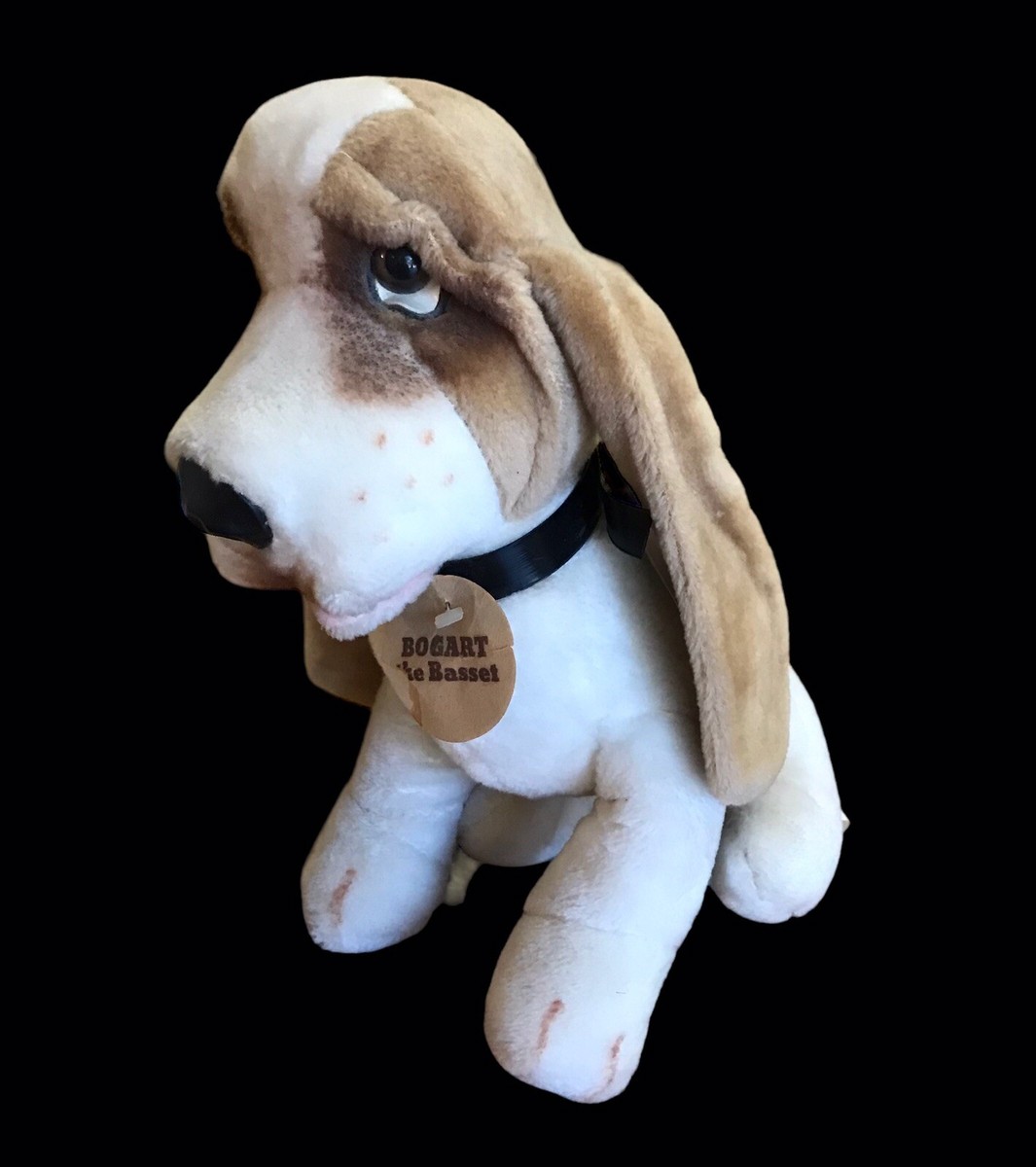 Animal Fair Bogart Basset Hound Plush Vintage 1976 13