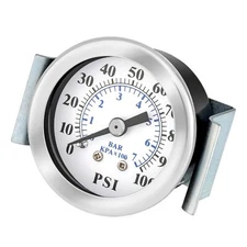 0-100psi Center Back Mount Dry Non-Fillable Low Pressure Gauge with Panel Mou...