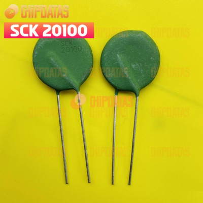 2PCS New SCK20100 10Ohm 5.5A Power NTC Thermistor surge current limiting
