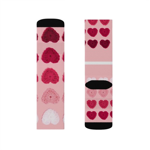 Socksmith Women's Crew Socks Hearts Valentine Novelty Footwear - Picture 5 of 13
