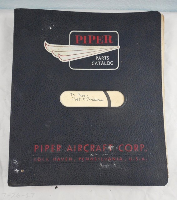 1962 Piper PA22 TriPacer Parts Catalog Manual eBay