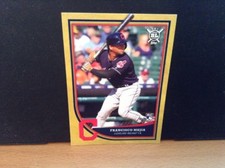 2018 Topps Big League Gold Parallel #180 Francisco Mejia - Cleveland Indians