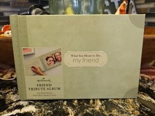 NEW Hallmark Photo Tribute Album. My Friend personalized gift.