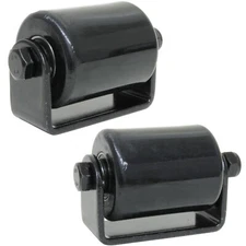GatorPro 3" Plastic Gate Roller Top Guide Sliding Rolling Slide Non Marking PAIR
