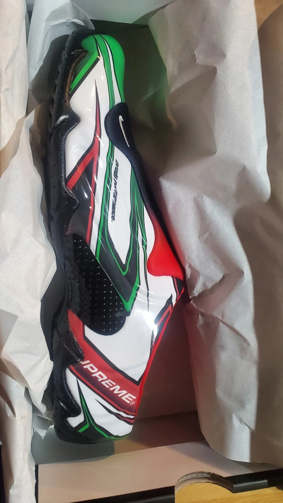 Taille 11   Nike Supreme x Clogposite Blanc Gym Rouge Vert