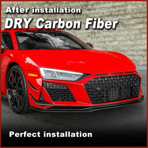 Se adapta a Audi R8 GT V10 2022-24 Dry Carbon labio delantero alerón delantero - Imagen 3 de 13